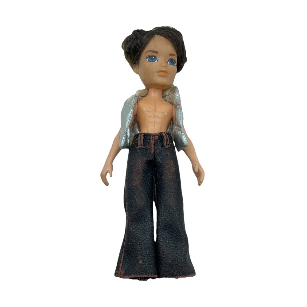 Vintage 2003 Bratz Boyz Doll Cade Loose Figure Y2K Jeans Gray Vest NO SHOES